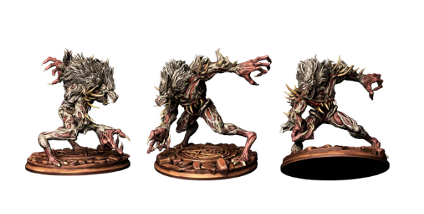 CORRUPTED WEREWOLF - RPG Darkheim Collection | Dungeons and Dragons Models | Epic Miniatures l 3D Printed Resin Figurines l Grimdark Mini