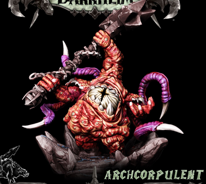 ARCHCORPULENT - RPG Darkheim Collection | Dungeons and Dragons Models | Epic Miniatures l 3D Printed Resin Figurines l Grimdark Mini