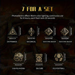 Light Up Rechargeable Dice Set For Dungeons and Dragons with USB Charging box