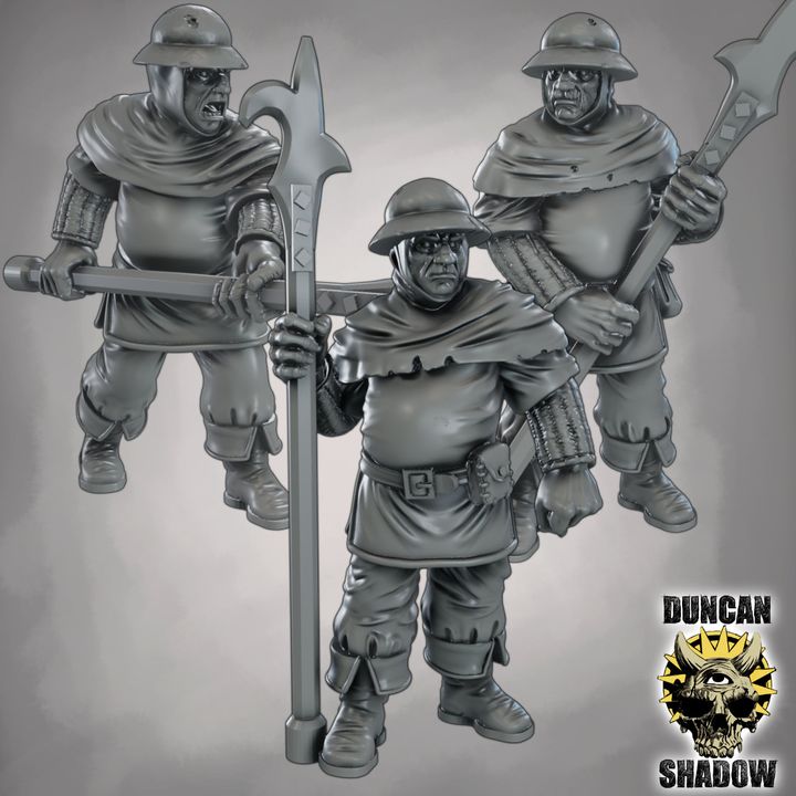 Guards with pole arms - Image 1