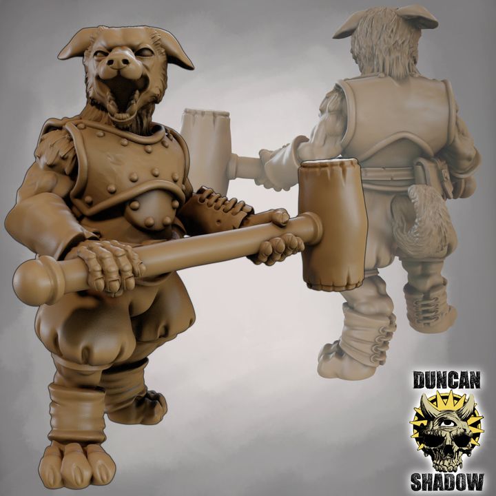 Dog Folk with Hammers - Image 3