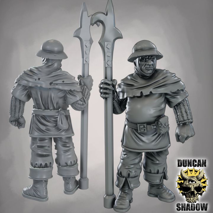 Guards with pole arms - Image 2