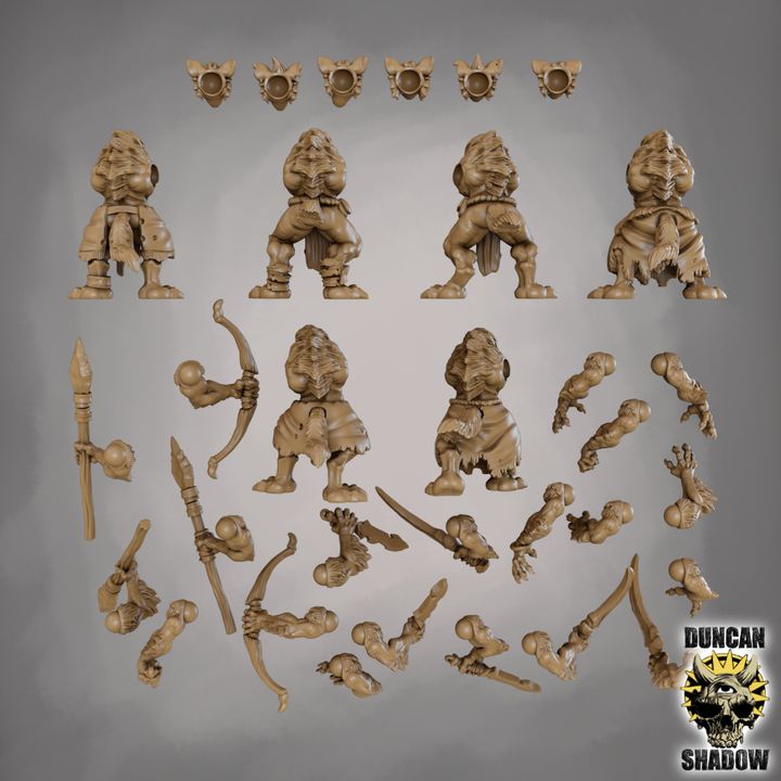 Gnoll Savages Multipart kit (M) - Image 2