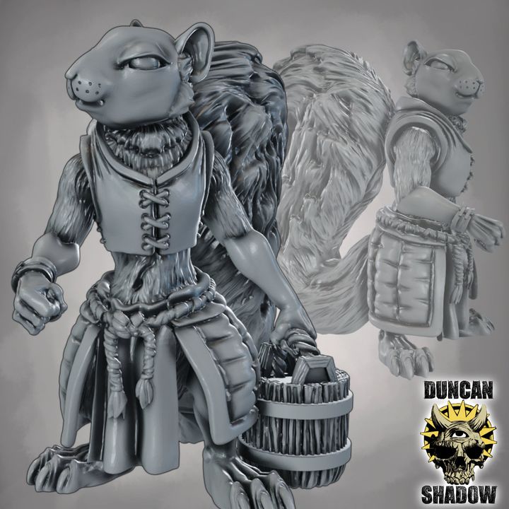 Female Squirrels Npc's Town folk - Image 4