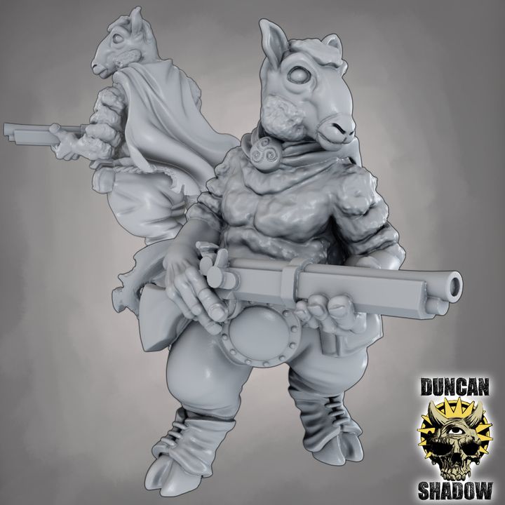 Sheep Folk with Rifles - Image 1