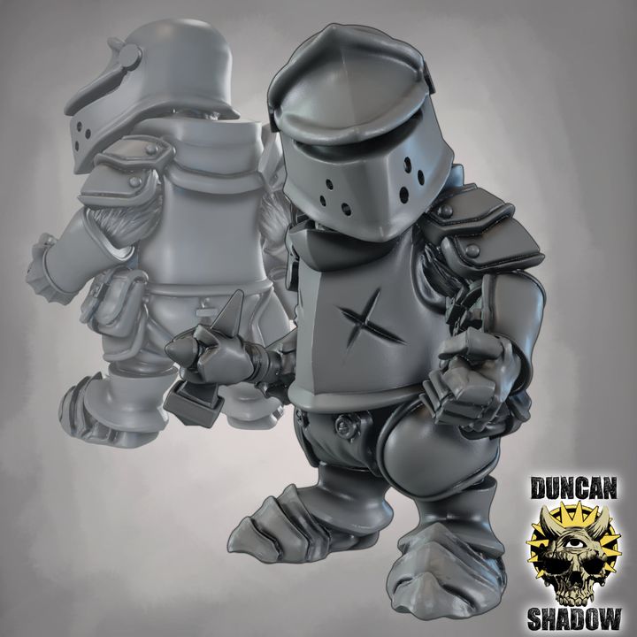 Badger folk Knights with Mauls - Image 3