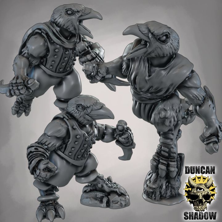 Crow Folk with Daggers - Image 1