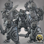 Badger Folk Knights with Swords and Shields - Image 1