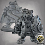 Badger Folk Knights with Swords and Shields - Image 2
