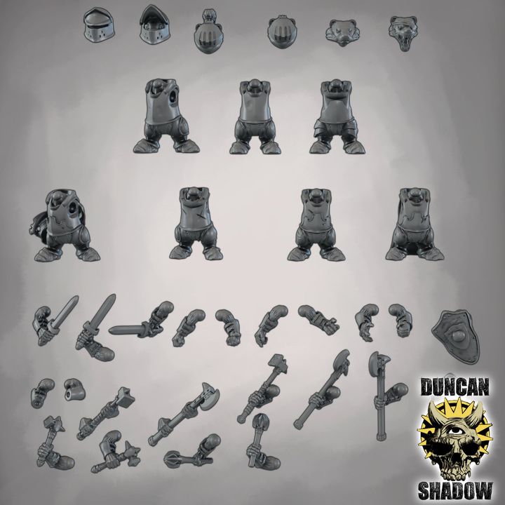 Badger Folk Knights Multipart Kit (S) - Image 1