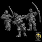 Thugs With Bows x3 Resin Miniature Models for DnD | Tabletop Gaming