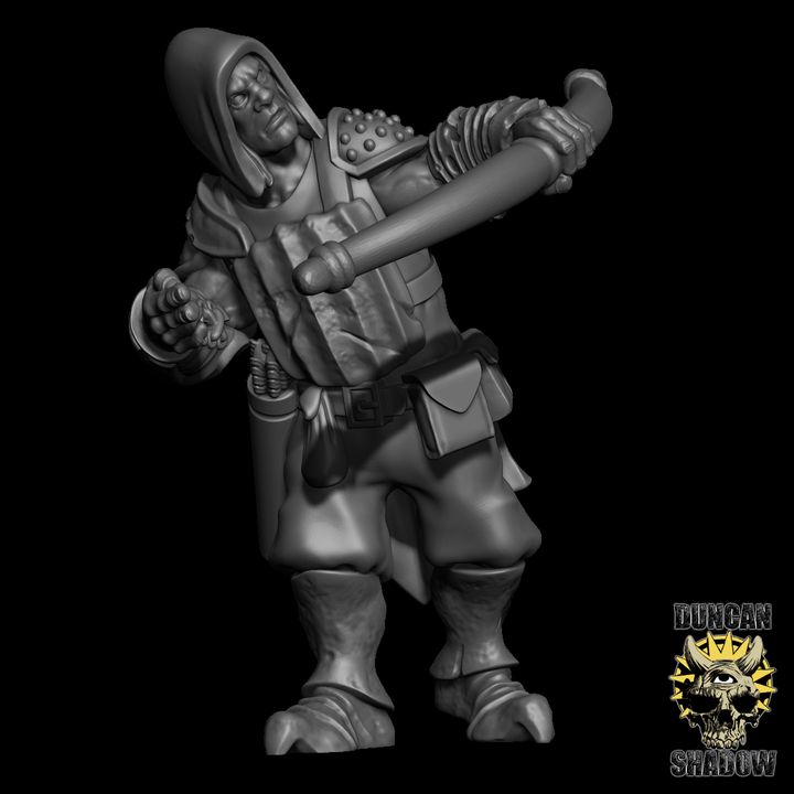 Thugs With Bows x3 Resin Miniature Models for DnD | Tabletop Gaming