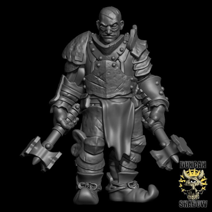 Thugs With Hammers x3 Resin Miniature Models for DnD | Tabletop Gaming