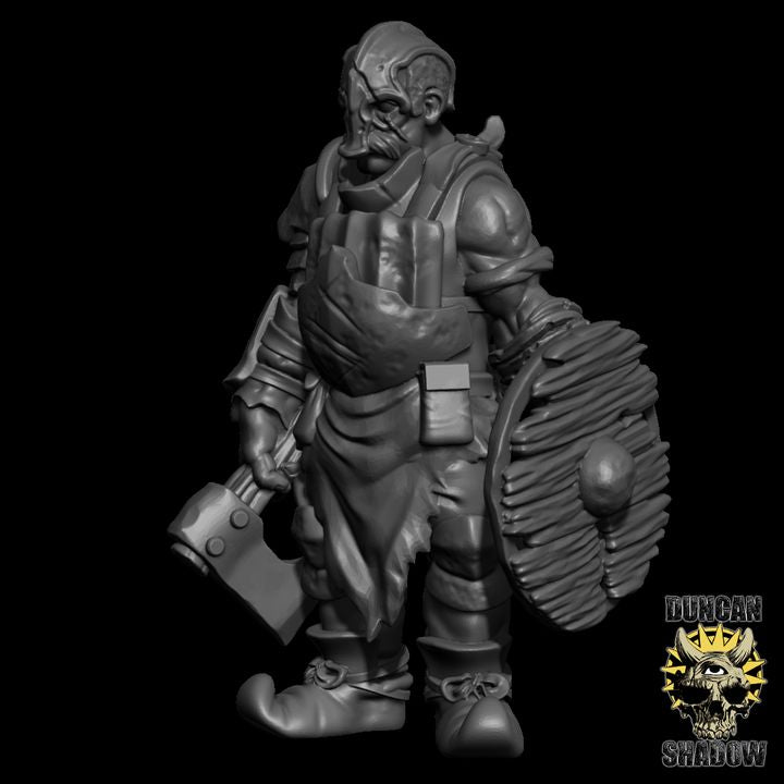 Thugs With Hand Weapons x3 Resin Miniature Models for DnD | Tabletop Gaming