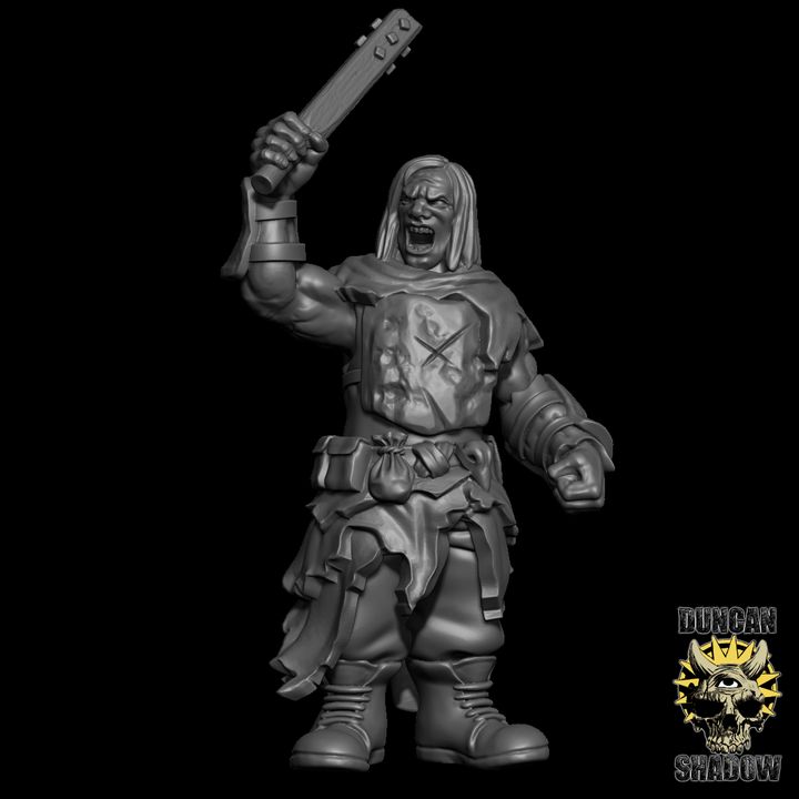 Thugs With clubs x3 Resin Miniature Models for DnD | Tabletop Gaming