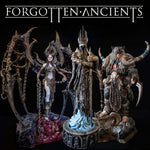 Forgotten Ancients - Cyndea, Cerebus and The Forsaken | 9-11 Inch Resin Model Miniatures