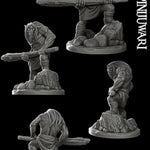 PAPINIJUWARI Giant Resin 3D Printed Fantasy Miniature D&D Tabletop RPG