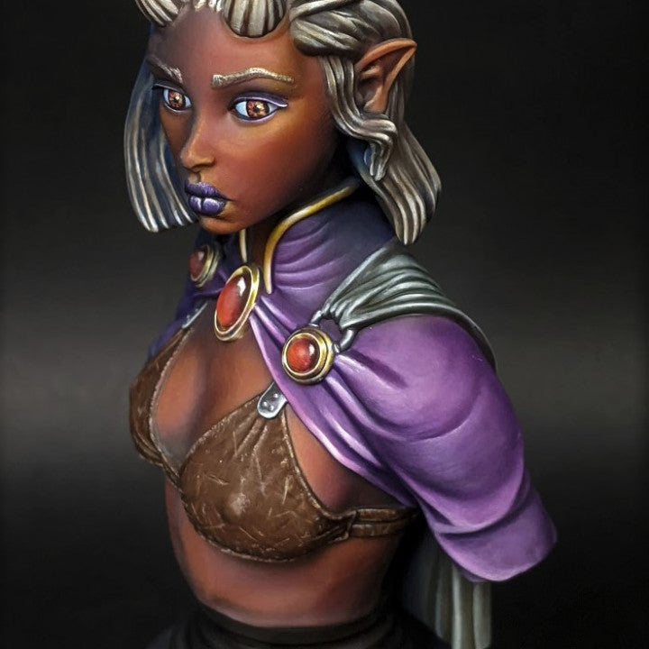 Tiefling Bust Resin Miniature for DnD | Tabletop Gaming