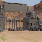 Wasteland War Machines Scatter Terrain - 3D Printed Terrain I Army Diorama I Command Centre I Post Apocalypse