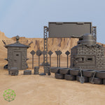 Wasteland War Machines Scatter Terrain - 3D Printed Terrain I Army Diorama I Command Centre I Post Apocalypse