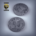 Blasted Wastetland Bases | Highly Detailed Scenic Bases | 28mm 32mm for DnD D&D Tabletop Gaming | Duncan Shadow