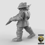 Man at Arms Knights with Polearms - Resin Miniature for DnD & Warhammer | 28mm/32mm
