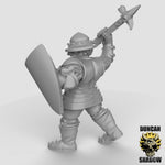 Man at Arms Knights with blunt weapons - Resin Miniature for DnD & Warhammer | 28mm/32mm