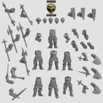 Man at Arms Knights Multipart Kit - Customisable Resin Miniatures | DnD & Warhammer | 28mm