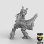 Thri-Kreen with Swords and Shields - Resin Miniature for DnD & Warhammer | 28mm/32mm