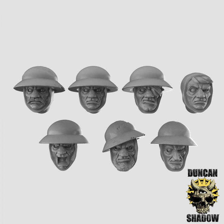Town Guard Multipart Kit - Customisable Resin Miniatures | DnD & Warhammer | 28mm