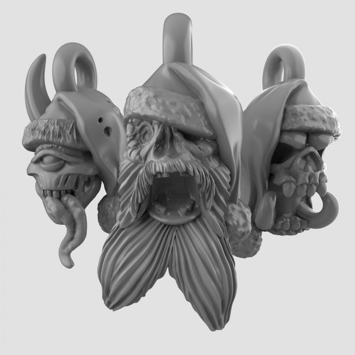 Christmas Decorations 2 resin miniature for DnD and tabletop RPGs