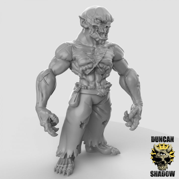 Ghouls - 3 Poses - Resin Miniatures for DnD & Warhammer | 28mm/32mm