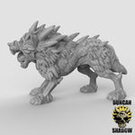 Dire Wolves - Resin Miniature for DnD & Warhammer | 28mm/32mm