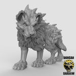 Dire Wolves - Resin Miniature for DnD & Warhammer | 28mm/32mm