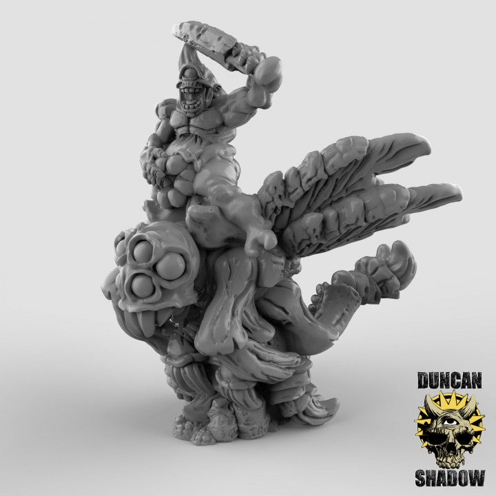 15mm Plague Demons on Demonic flys - Image 7