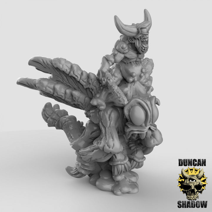 15mm Plague Demons on Demonic flys - Image 10