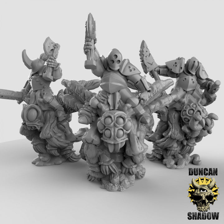 15mm Plague Knight on Demonic Flys - Image 1