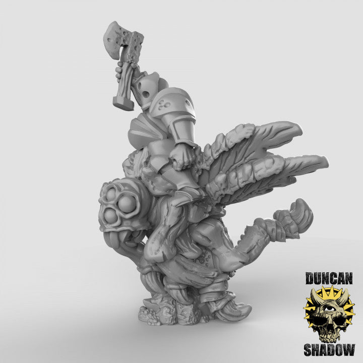 15mm Plague Knight on Demonic Flys - Image 2