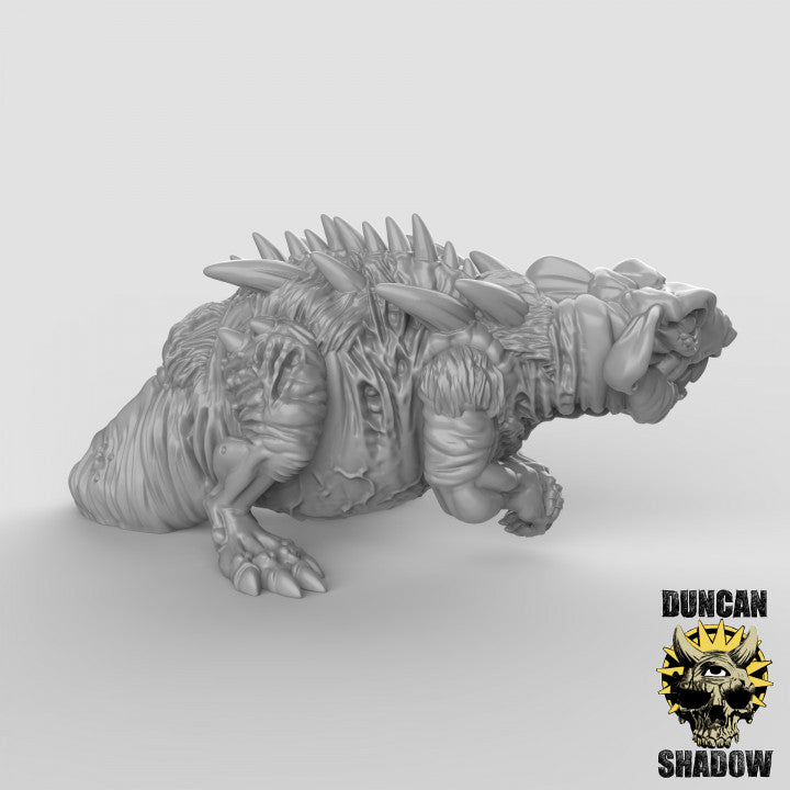 Dire Rats - 2 Poses resin miniature - alternate angle