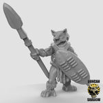 Lemur Folk with Spears - 3 Poses - Resin Miniatures for DnD & Warhammer | 28mm/32mm