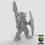 Lemur Folk with Spears - 3 Poses - Resin Miniatures for DnD & Warhammer | 28mm/32mm