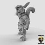 Lemur Folk with Kukri - 3 Poses - Resin Miniatures for DnD & Warhammer | 28mm/32mm