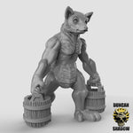 Lemur Civilians - 3 Poses - Resin Miniatures for DnD & Warhammer | 28mm/32mm
