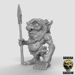 Xvarts with Spears - 3 Poses - Resin Miniatures for DnD & Warhammer | 28mm/32mm