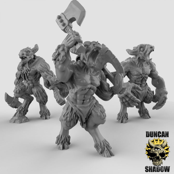 Beastmen Mutants - Resin Miniature for DnD & Warhammer | 28mm/32mm