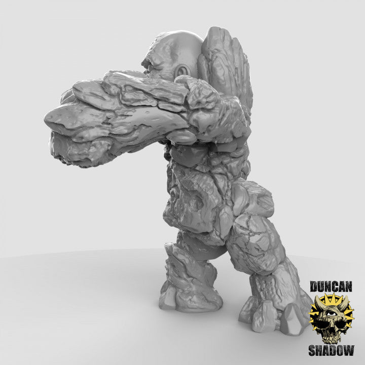 Earth Golem/Elemental - Resin Miniature for DnD & Warhammer | 28mm/32mm
