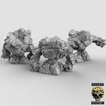 Small Earth Elementals - Resin Miniature for DnD & Warhammer | 28mm/32mm