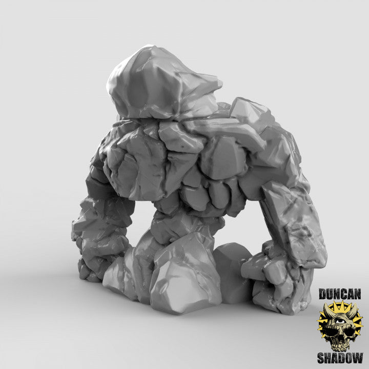 Small Earth Elementals - Resin Miniature for DnD & Warhammer | 28mm/32mm