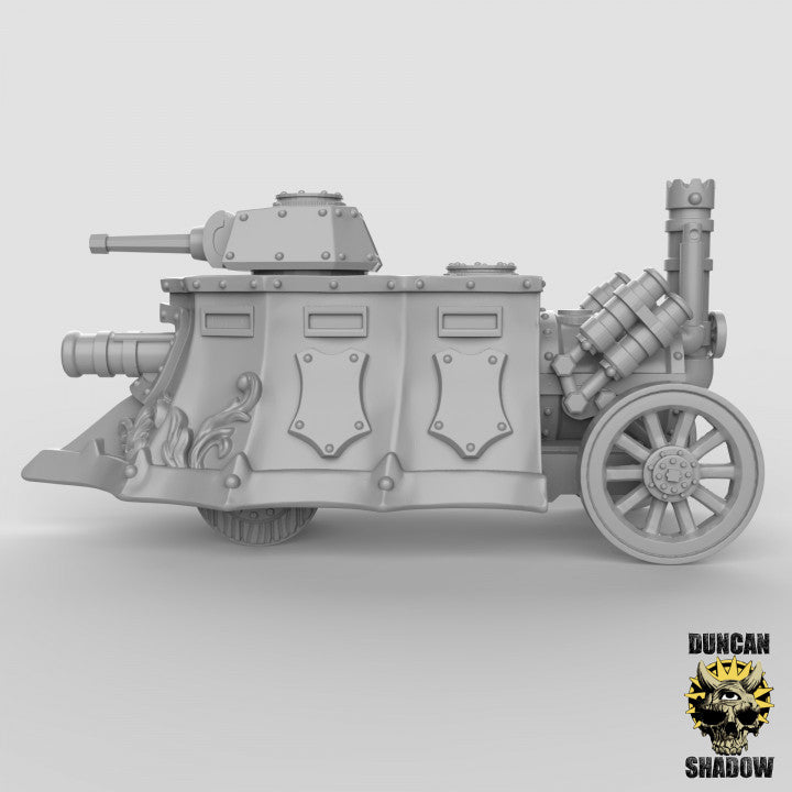 Steam Tank - Resin Miniature for DnD & Warhammer | 28mm/32mm