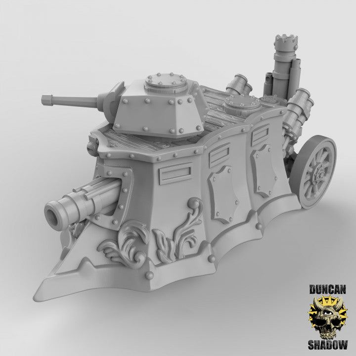 Steam Tank - Resin Miniature for DnD & Warhammer | 28mm/32mm